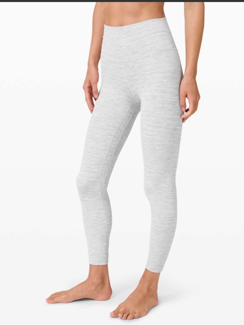 lululemon athletica Align Pant II 25" - Nimbus Battleship Heather Light Gray